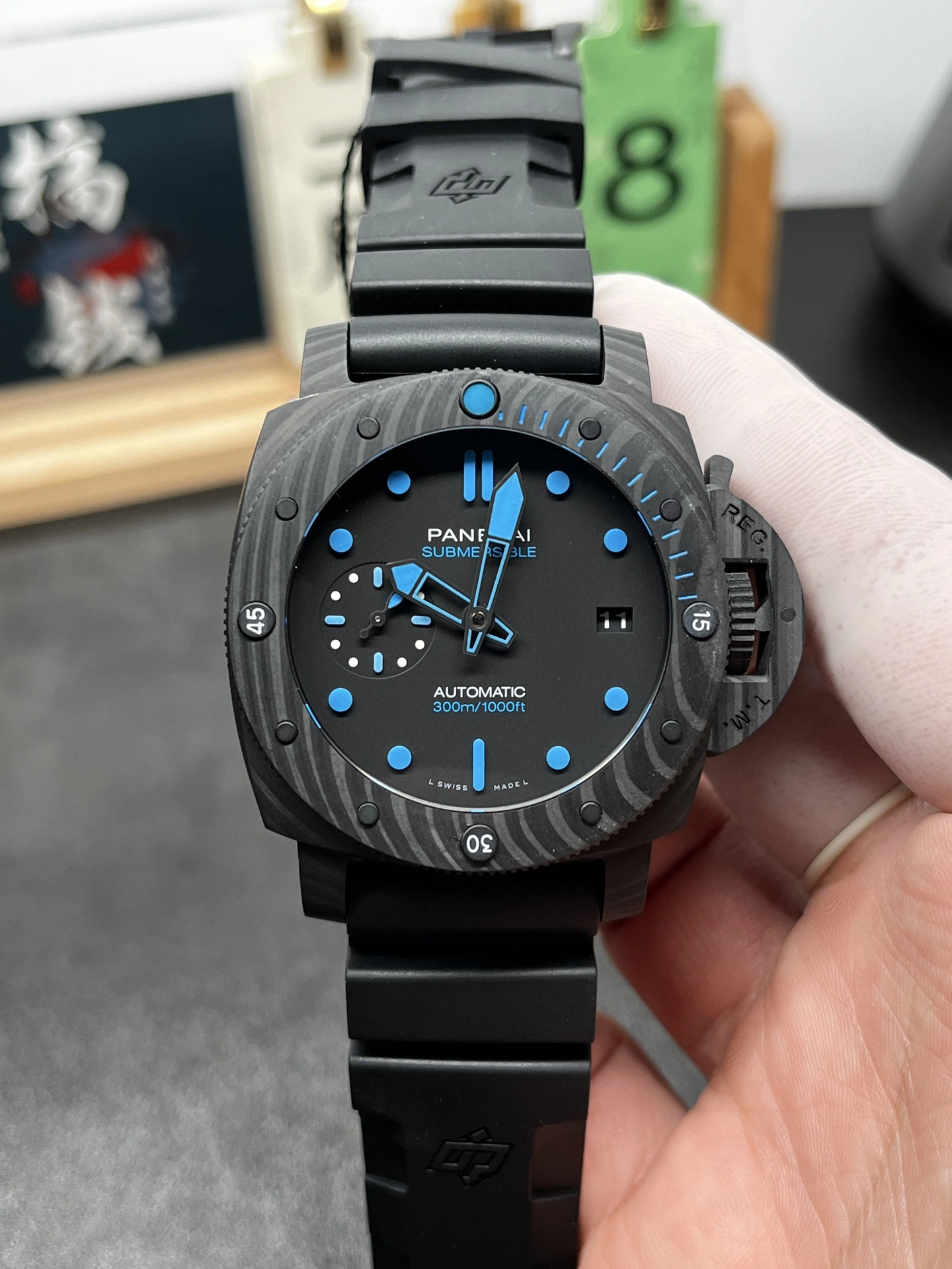 CBD Factory Panerai Submersible Carbotech 47mm PAM01616 1:1 Super Clone – DDP.9010 Movement Functional 405